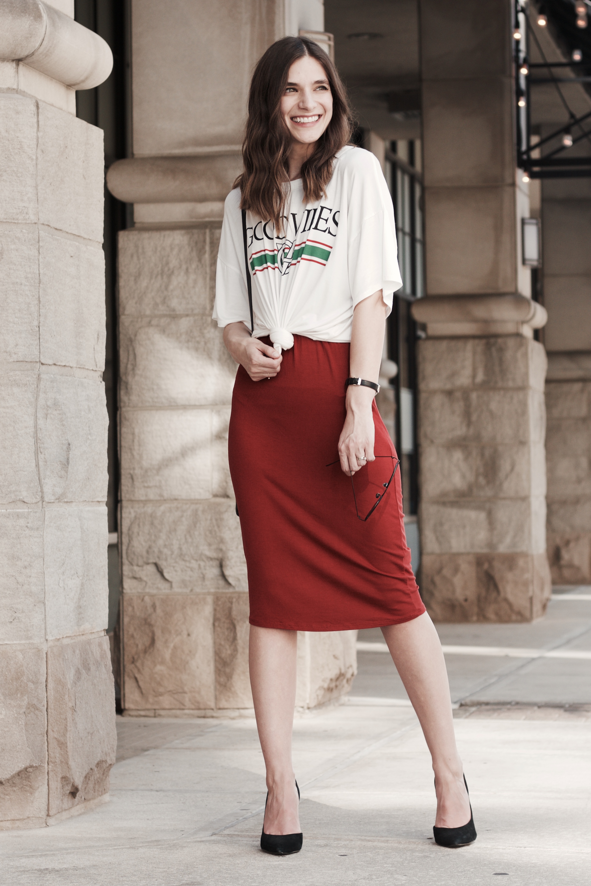 Layered t shirt sales dress