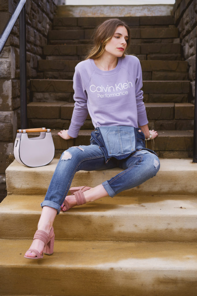 Calvin Klein Lavender Sweatshirt 