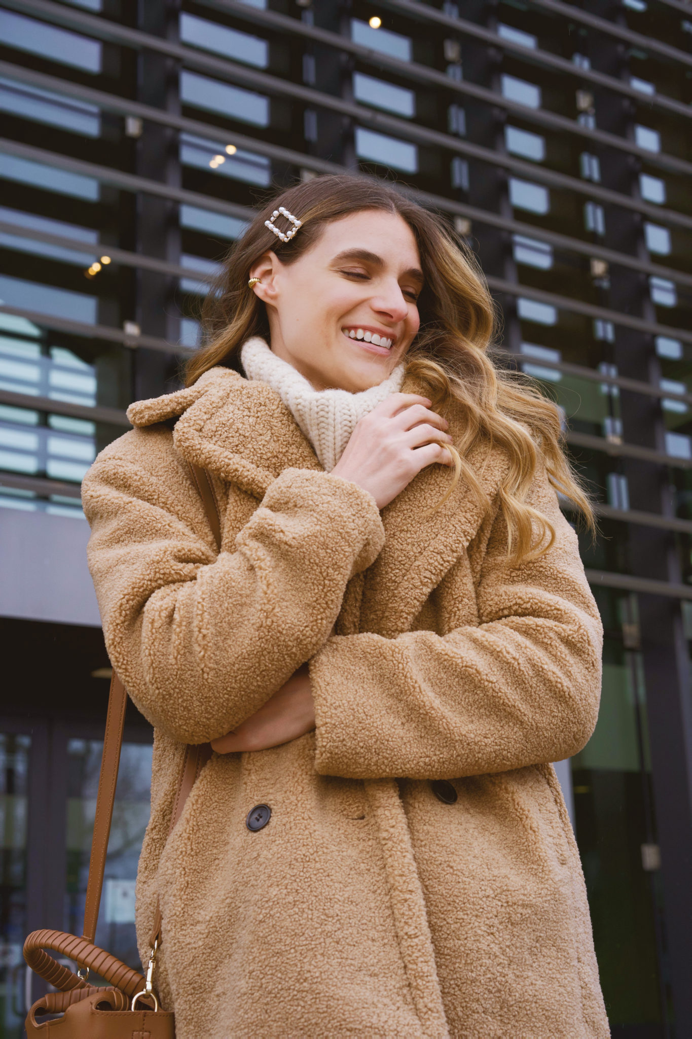 How To Wear A Teddy Coat This Winter - The Dark Plum