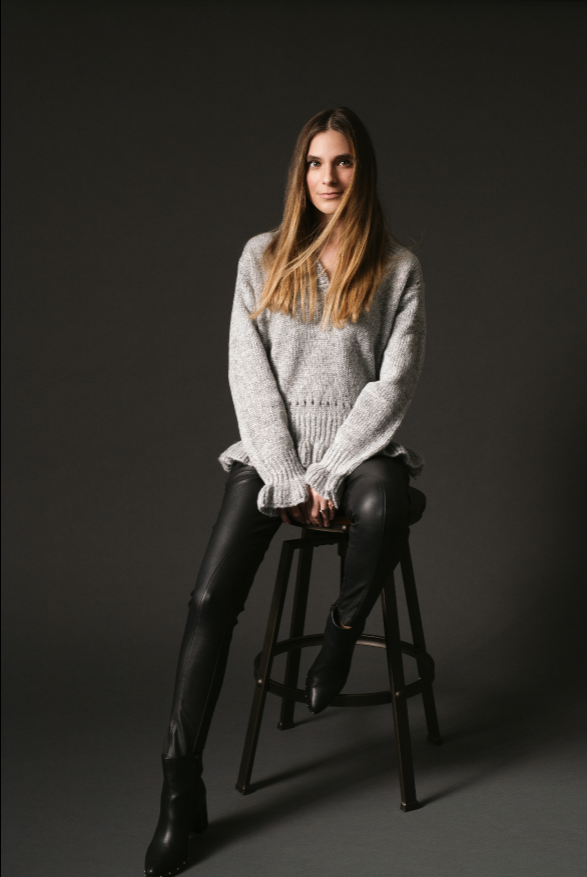 Women's gray sweater 