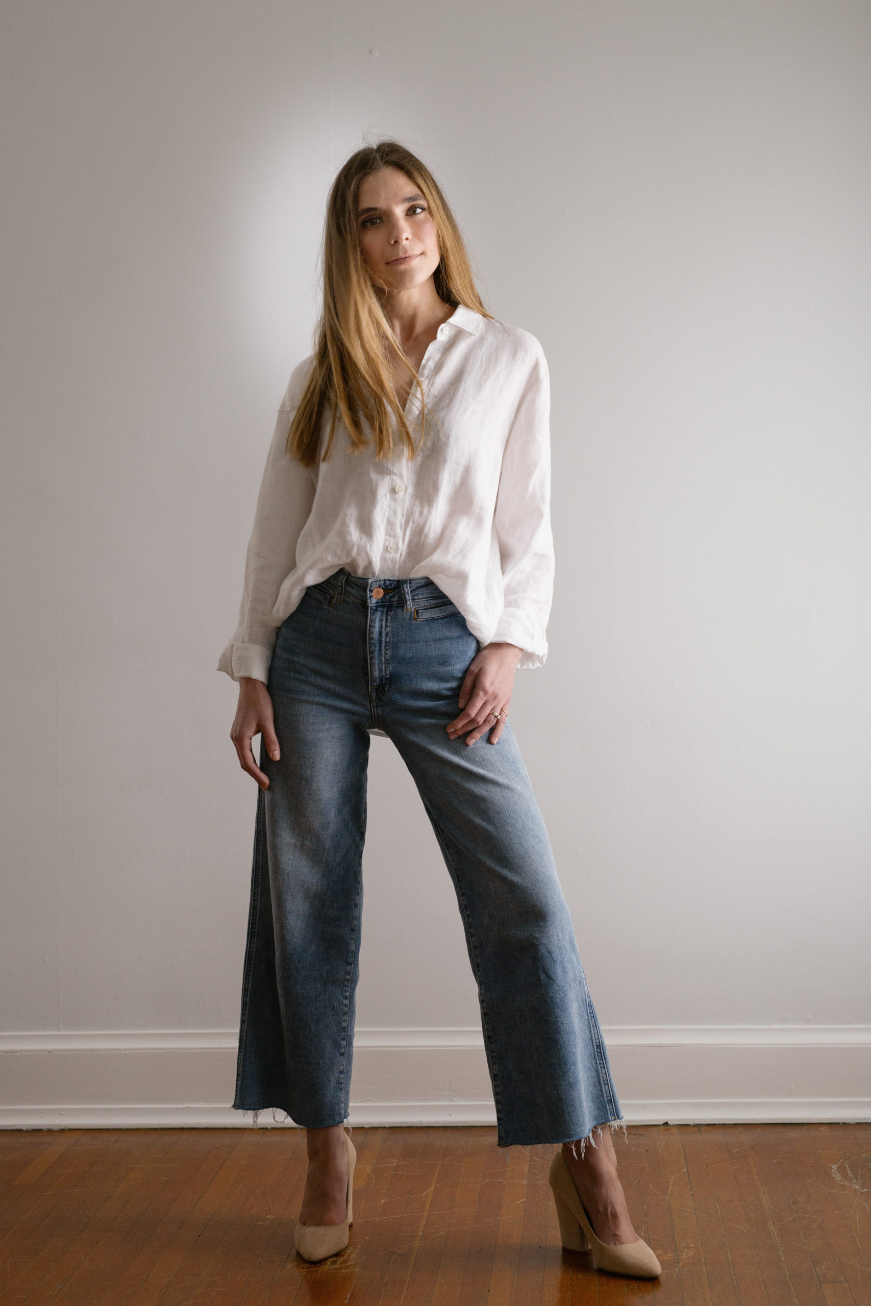 Women's culotte jeans 