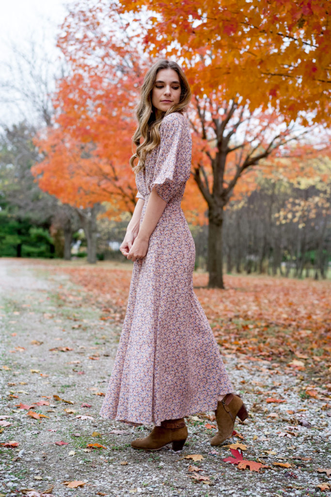fall maxi dress