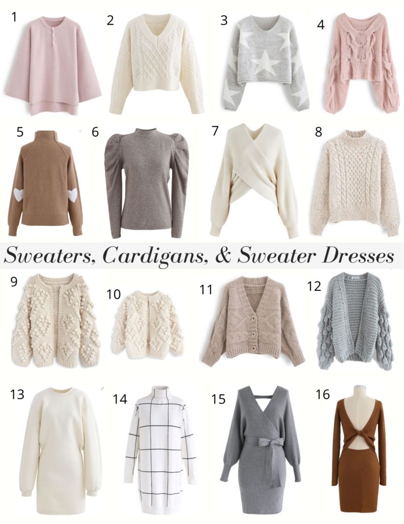 Chicwish Sweaters, Cardicangs, and Sweater Dresses