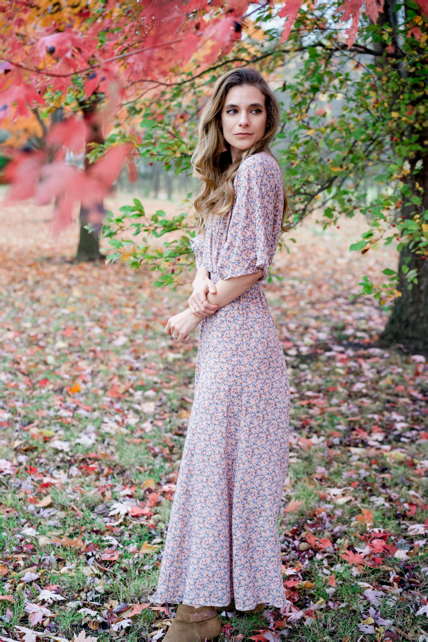 How To Wear A Maxi Dress In The Fall The Dark Plum