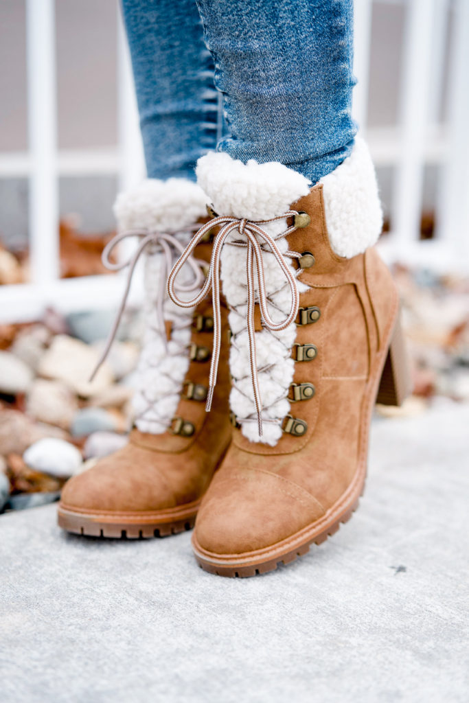 Women's Nine West shearling boots