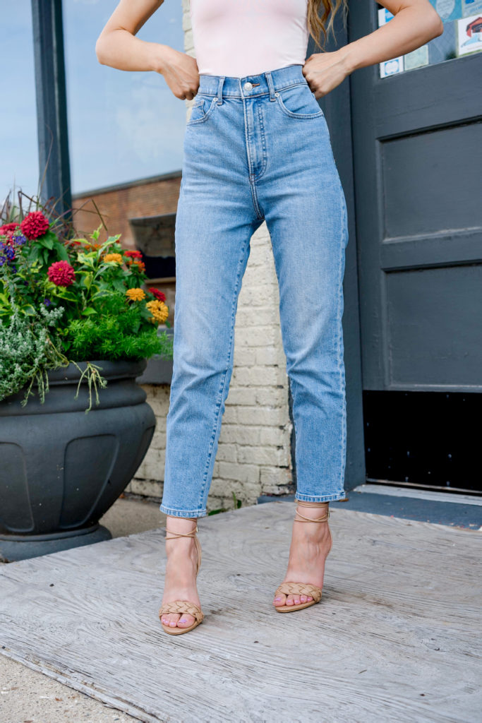 women's straight leg Express jeans