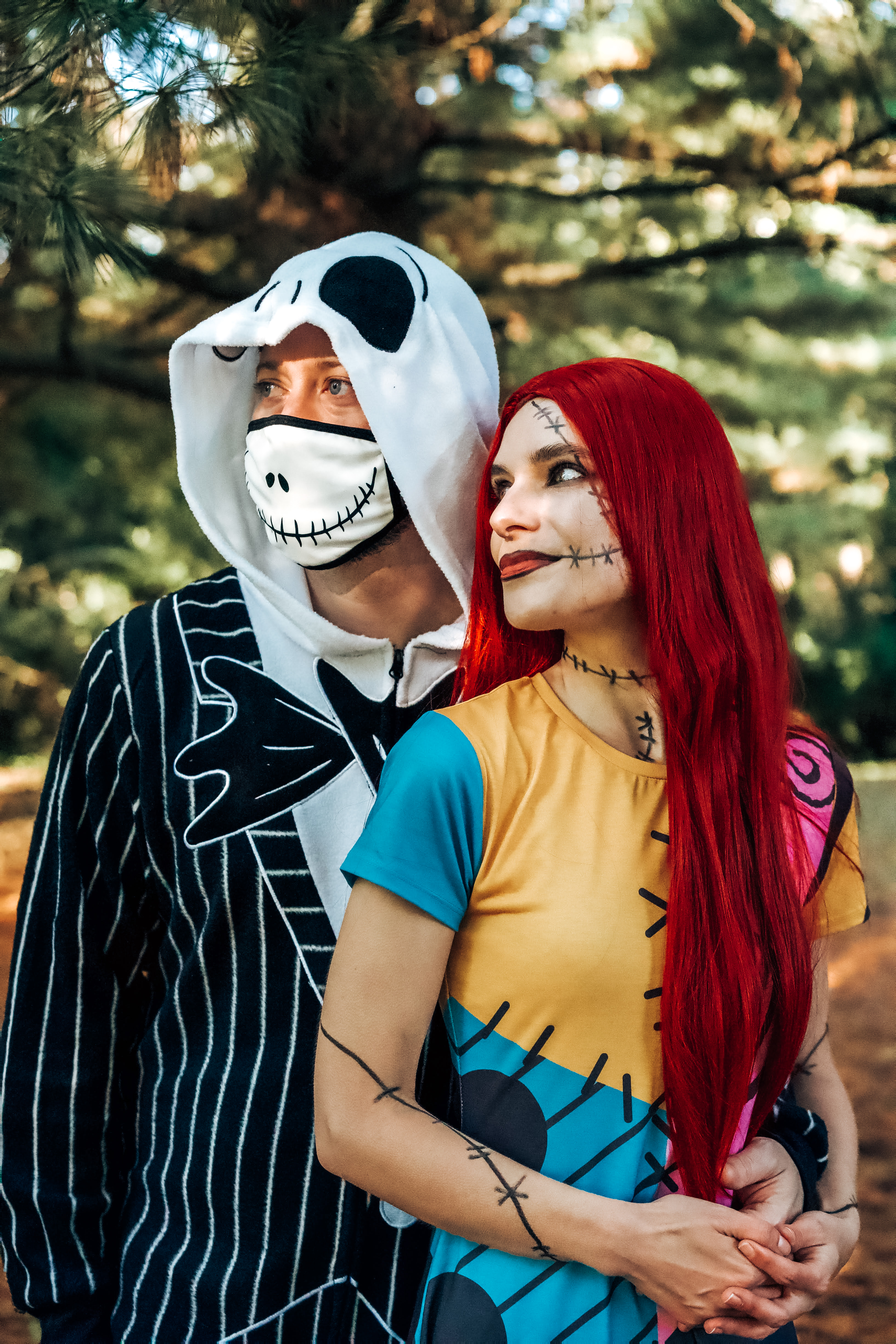 Jack Skellington and Sally Halloween costumes