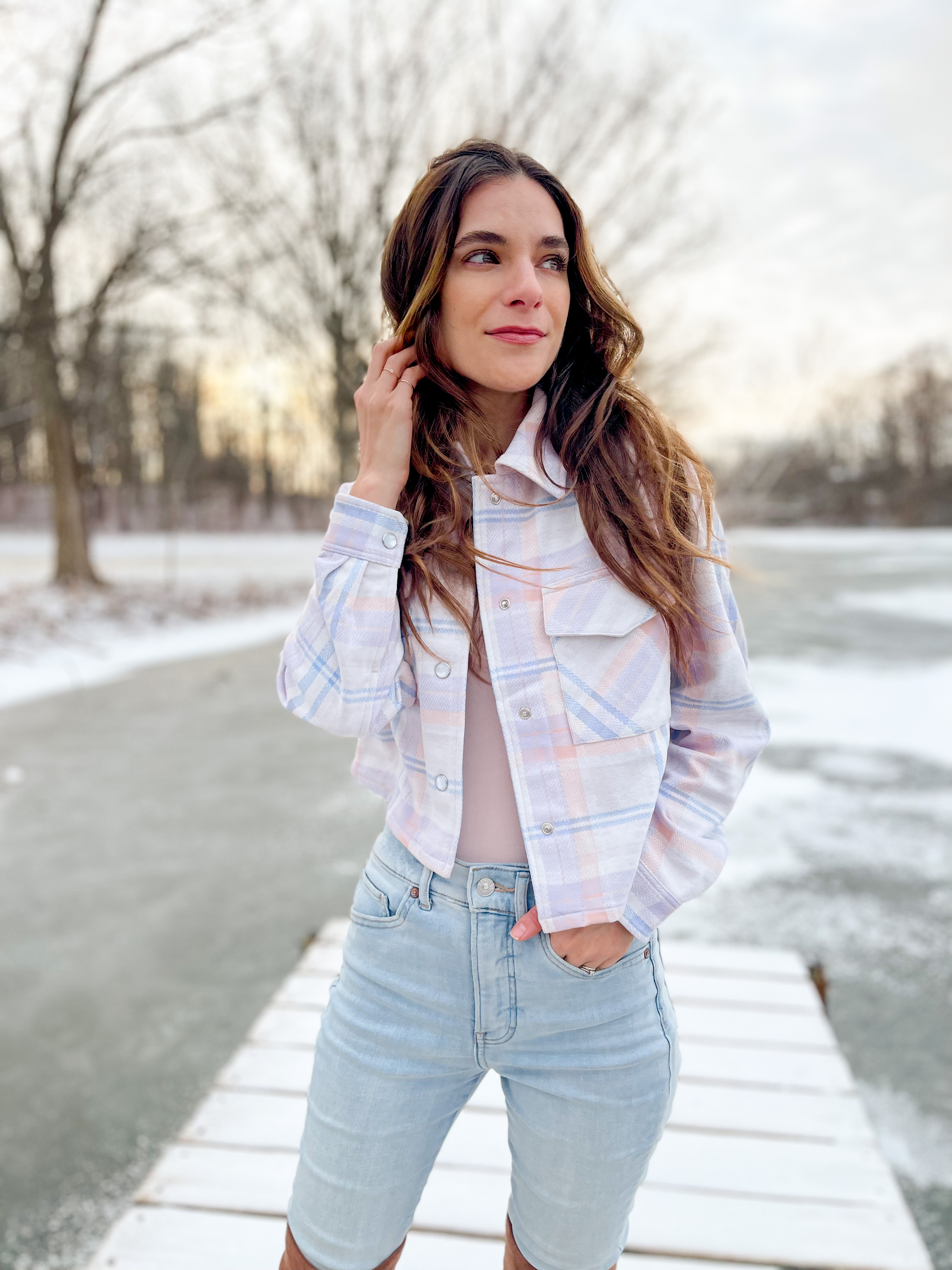 How to Wear Cropped Jeans When It's Cold